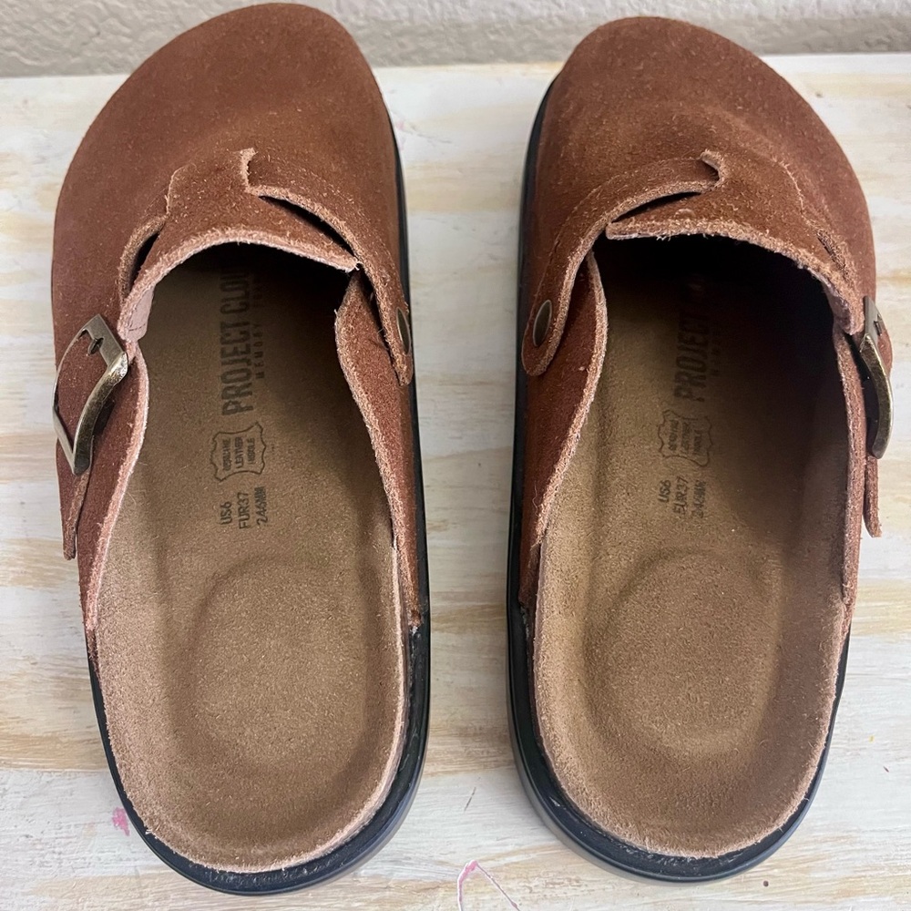 Project Cloud Women's Brown Mules - Picture 3 of 5